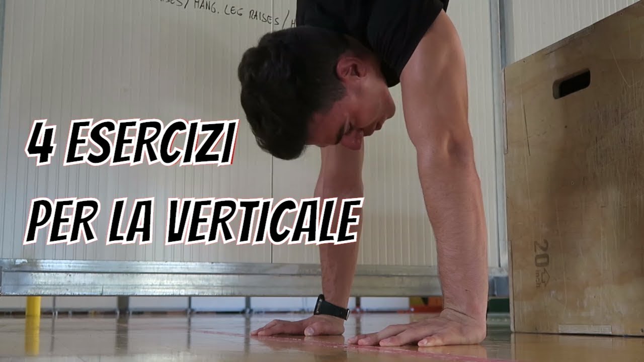 I 4 MIGLIORI esercizi per imparare la VERTICALE