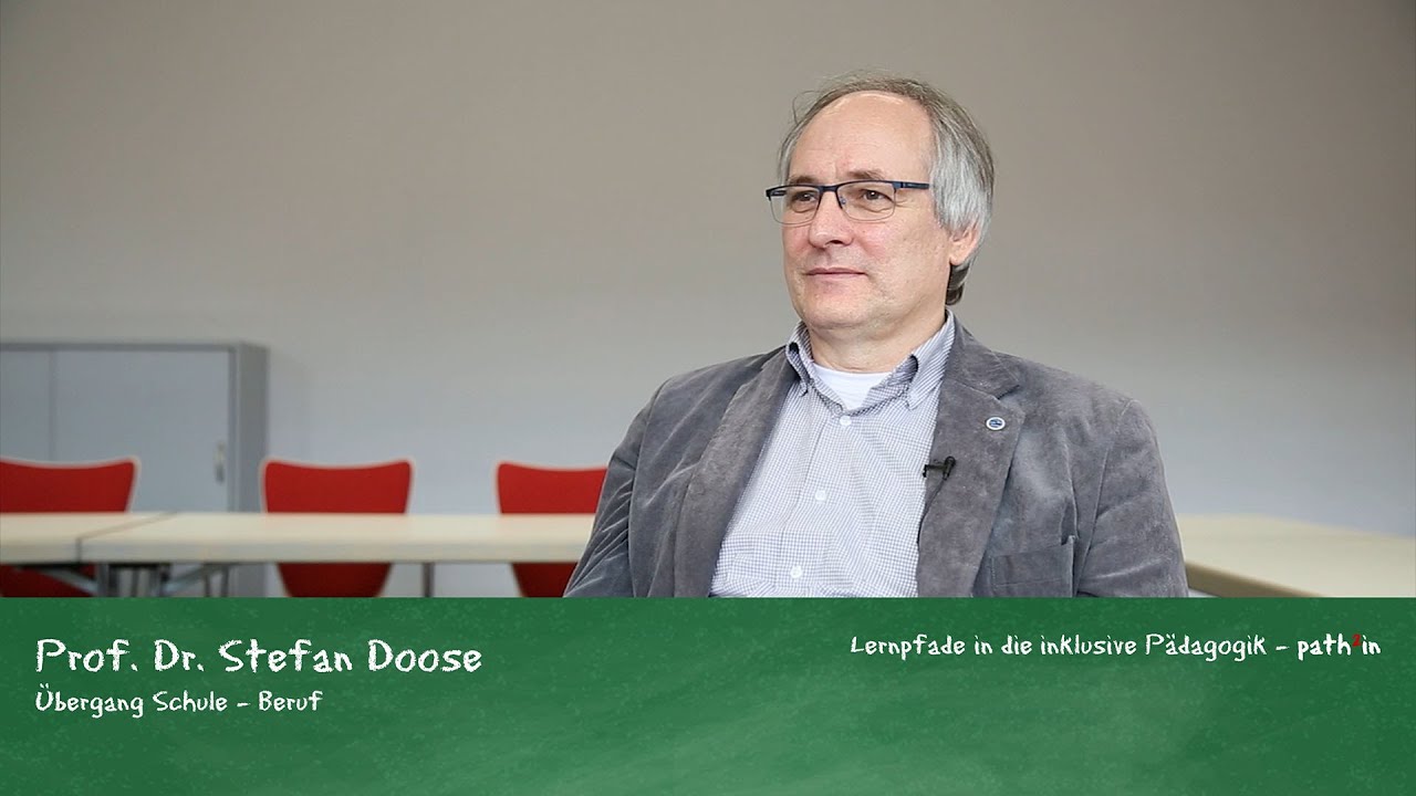 Prof. Dr. Stefan Doose - Übergang Schule - Beruf