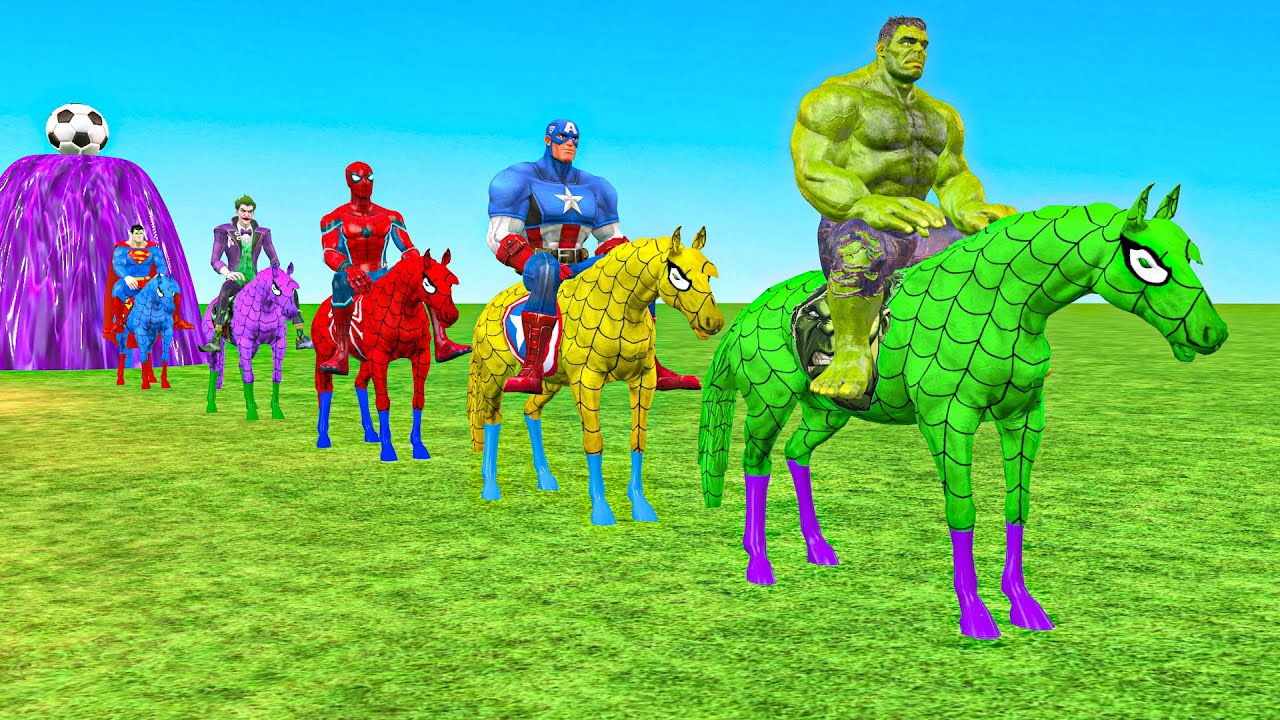 New Long Slide Game with Cow Elephant Gorilla Hippopotamus Tiger 3d Animal Game Funny 3d Animals