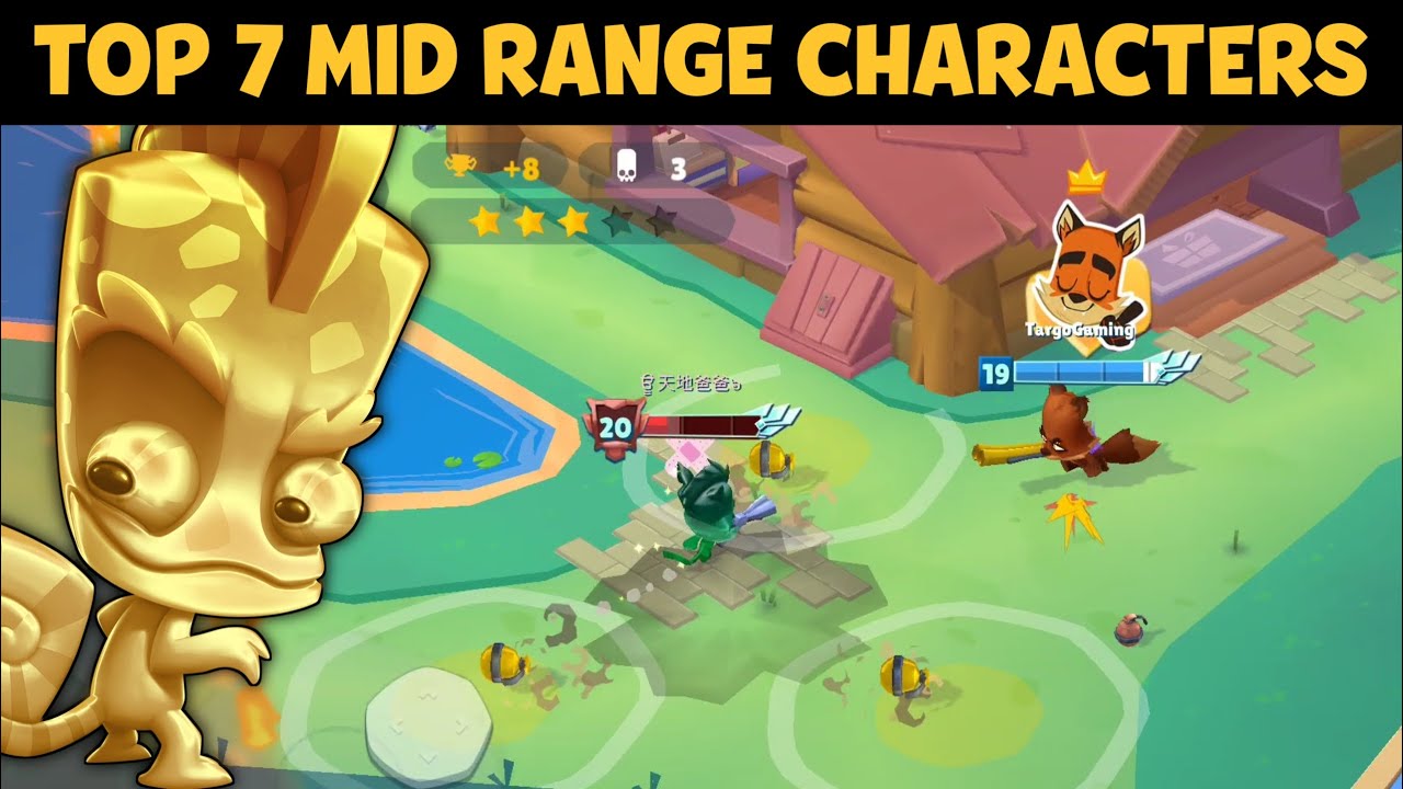 Top 7 Mid Range Deadly Characters 🤔 | Zooba