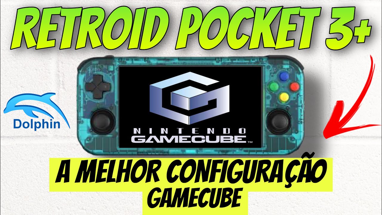 RETROID POCKET 3+ MELHOR CONFIGURAÇÃO GAMECUBE  - DOLPHIN