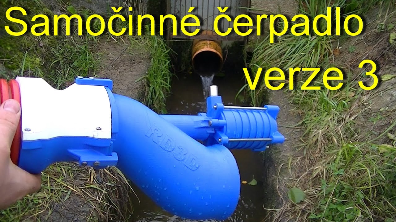 Samočinné čerpadlo verze 3