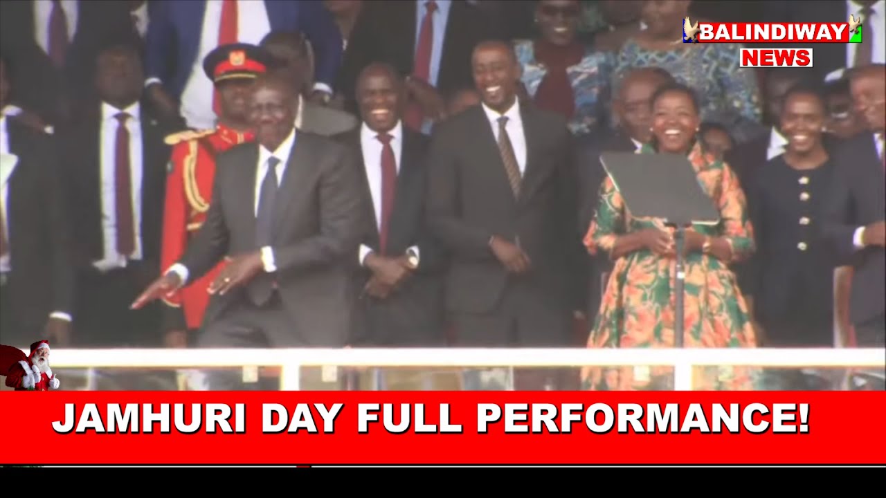 KUJIACHILIA!! Fireworks as Pres Ruto dances Donjo Maber during Jamhuri day at Nyayo Stadium!🔥