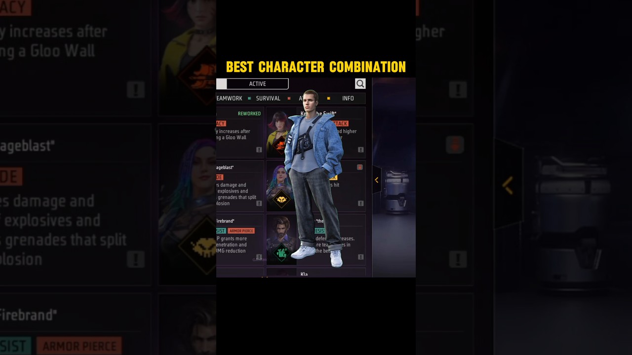 Best Character Combination || Rusher character combination