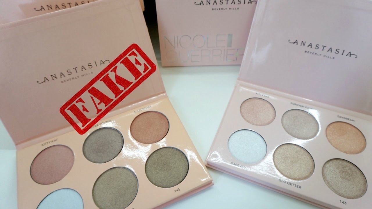 REAL vs FAKE: Anastasia Beverly Hills X NICOLE GUERRIERO Glow Kit