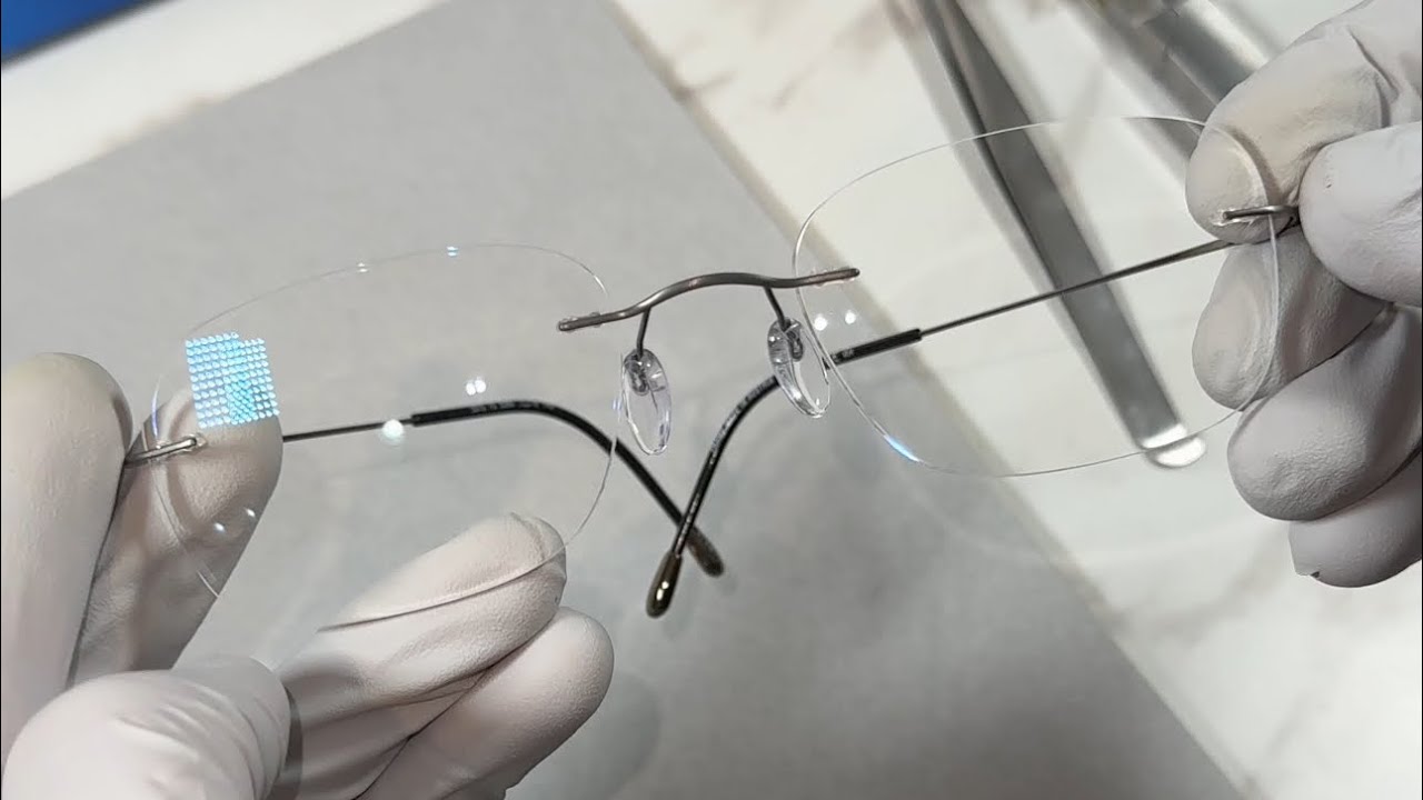 Installing Silhouette Rimless Eyeglasses ✨