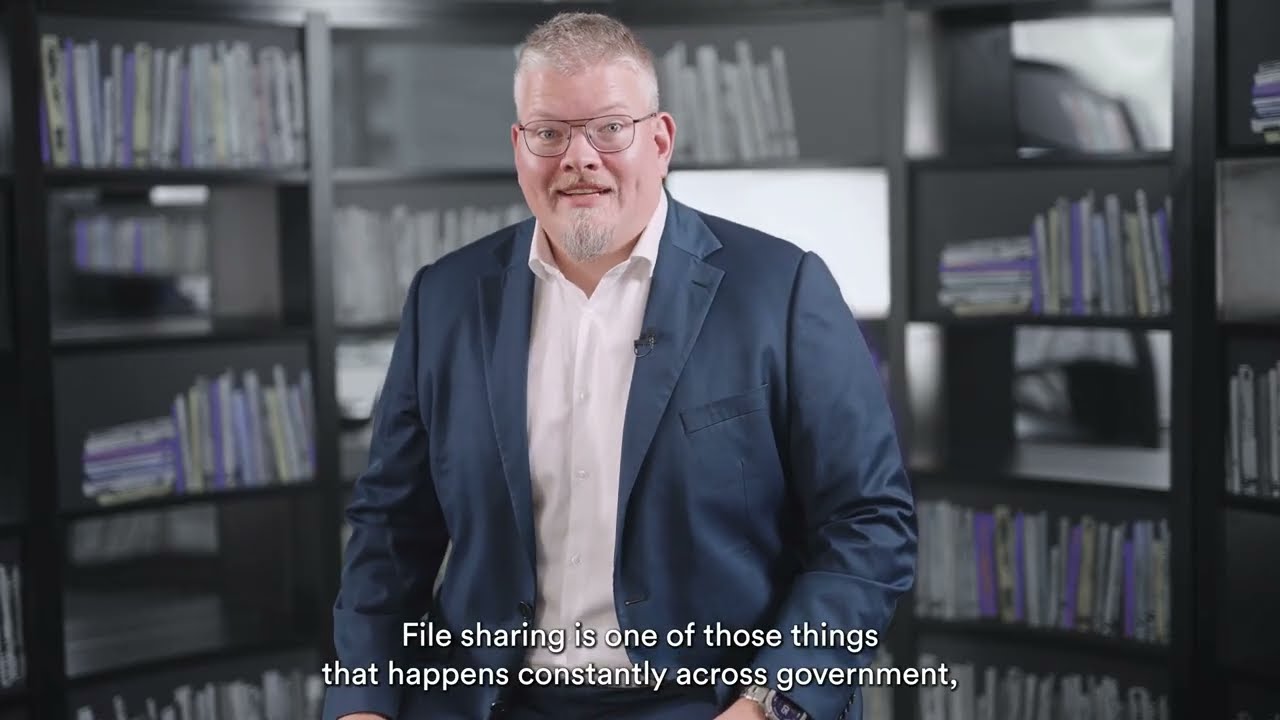 Why is file sharing such a risk area for government organisations today?