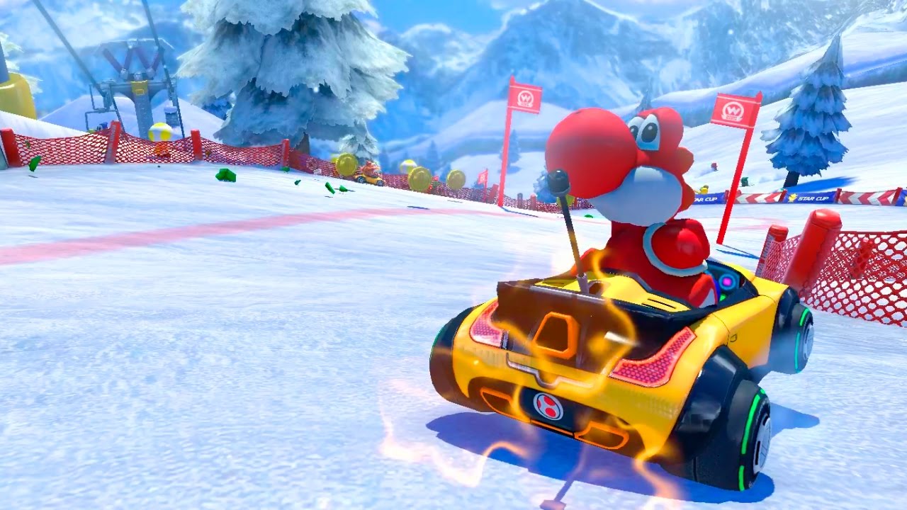MARIO KART DELUXE 8: SUPER YOSHI ROJO | Vegetta VS Willyrex