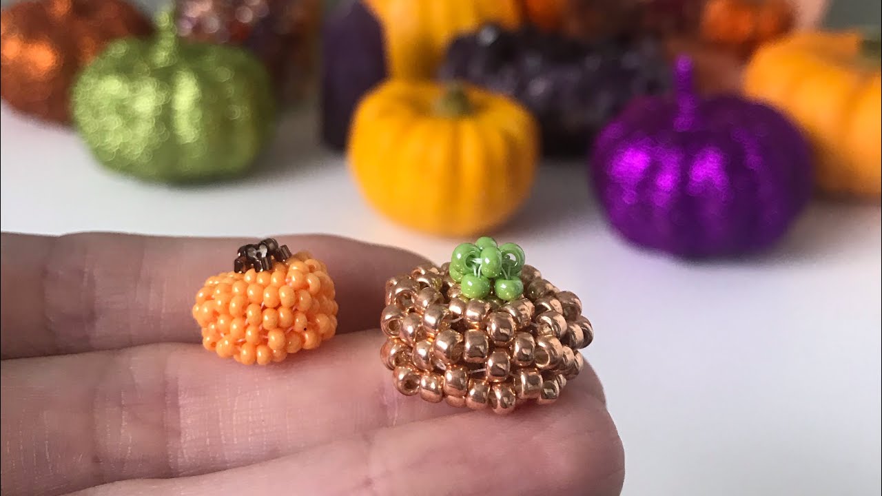 Beaded Pumpkin Tutorial