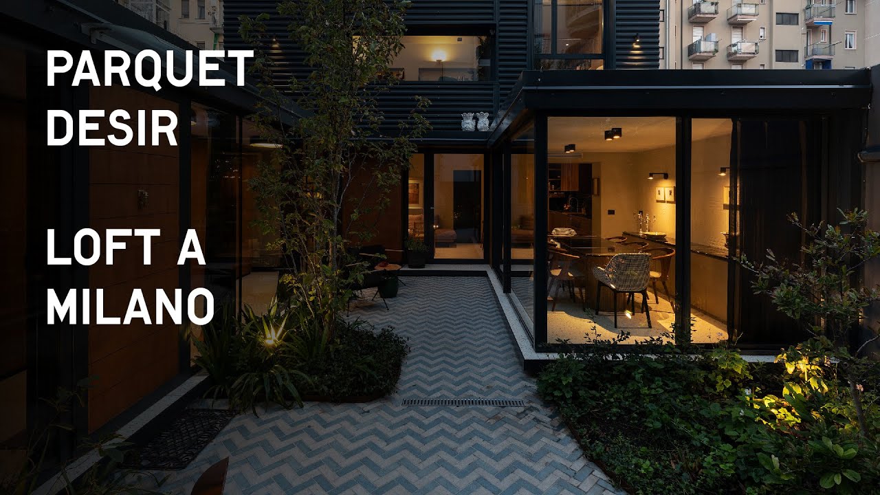 Parquet per un Loft a Milano, tra sintassi materica e luce naturale