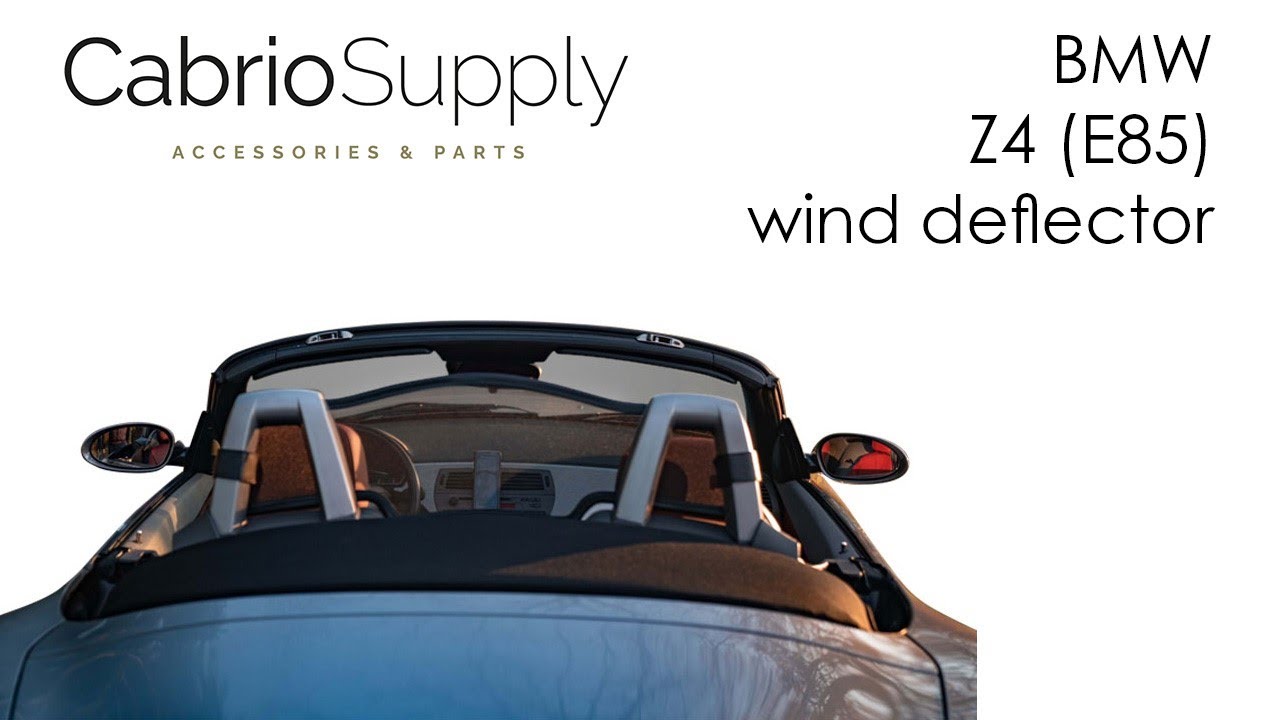 WIND DEFLECTOR BMW Z4 E85 (2003 - 2011) - INSTALLATION
