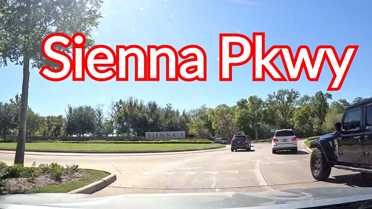 4K Sienna Pkwy driving Fort Bend, Houston Texas