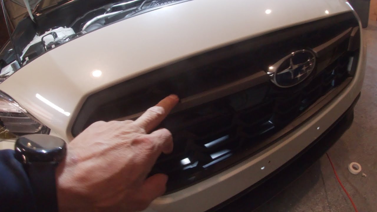 How to Remove Grill 2020 Crosstrek Subaru