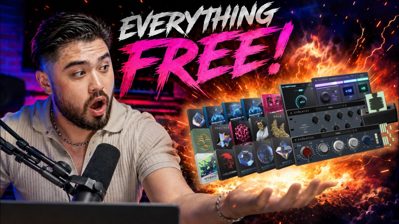 5 FREE PLUGINS + 15 FREE SAMPLE PACKS 🔥
