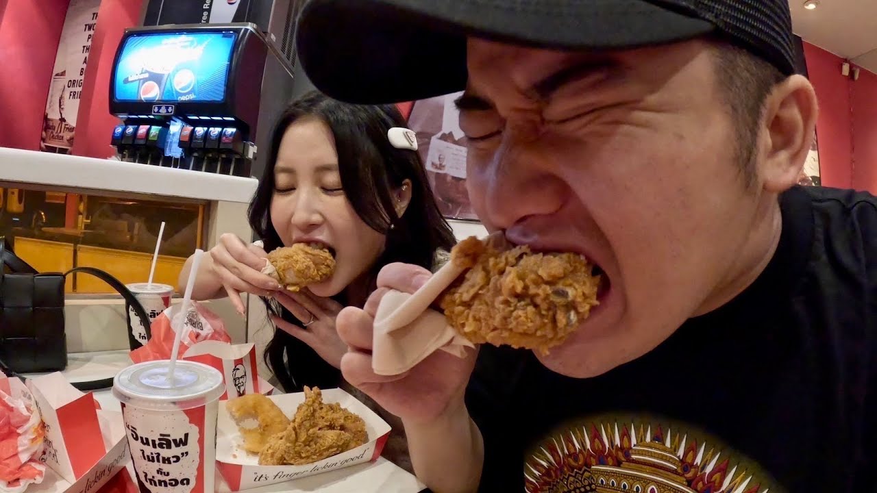 夫婦でタイのケンタッキー食べたらダイエット終了した【タイ編#7】