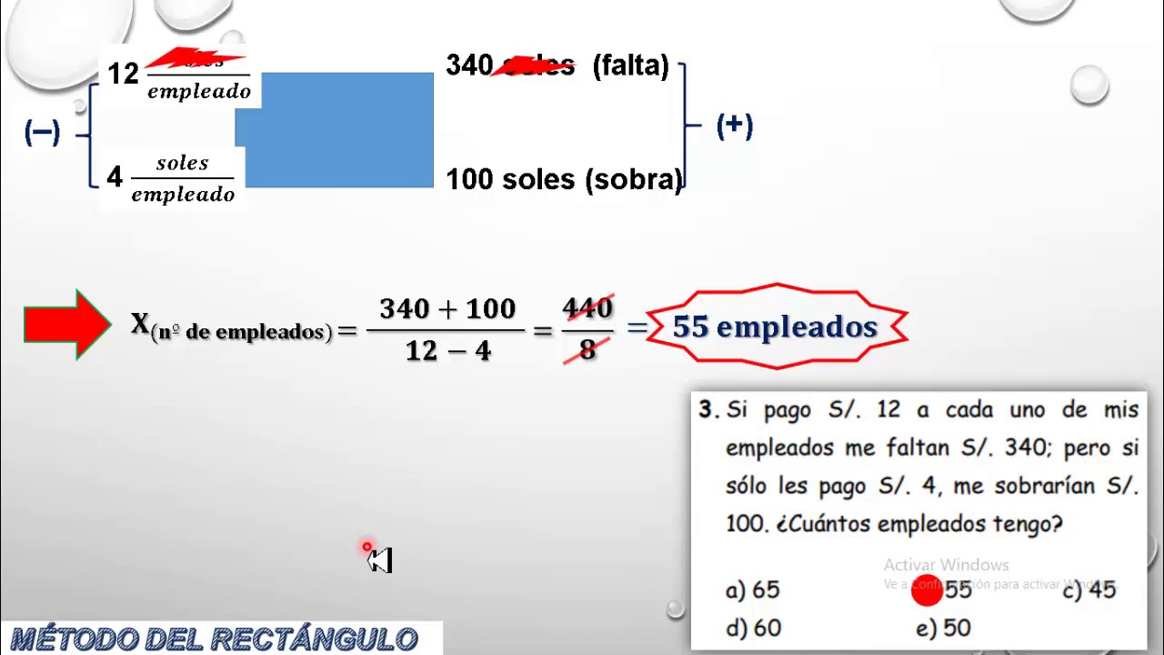 Metodo del rectangulo / Tema completo