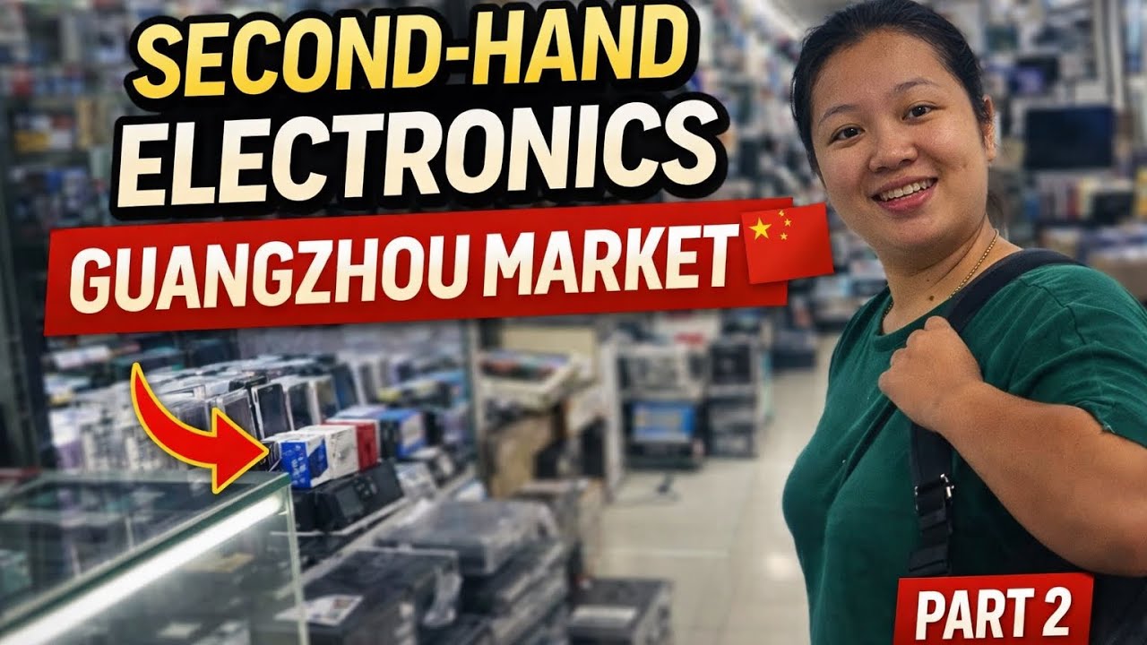 visite du Marché des apareils électroniques à Guangzhou ( part ) Dashatou Second hand Market