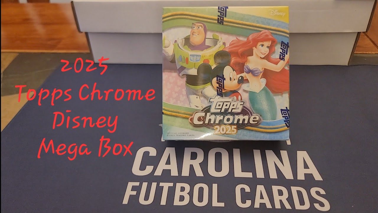2025 Topps Chrome Disney & Pixar Mega Box Opening! 🎬✨ Numbered Hit + Iconic Pulls