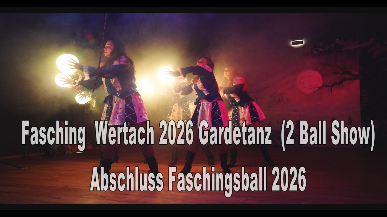 Fasching Wertach 2026 Gardetanz Show Einlage  Abschlussball Gaudi (2u3)