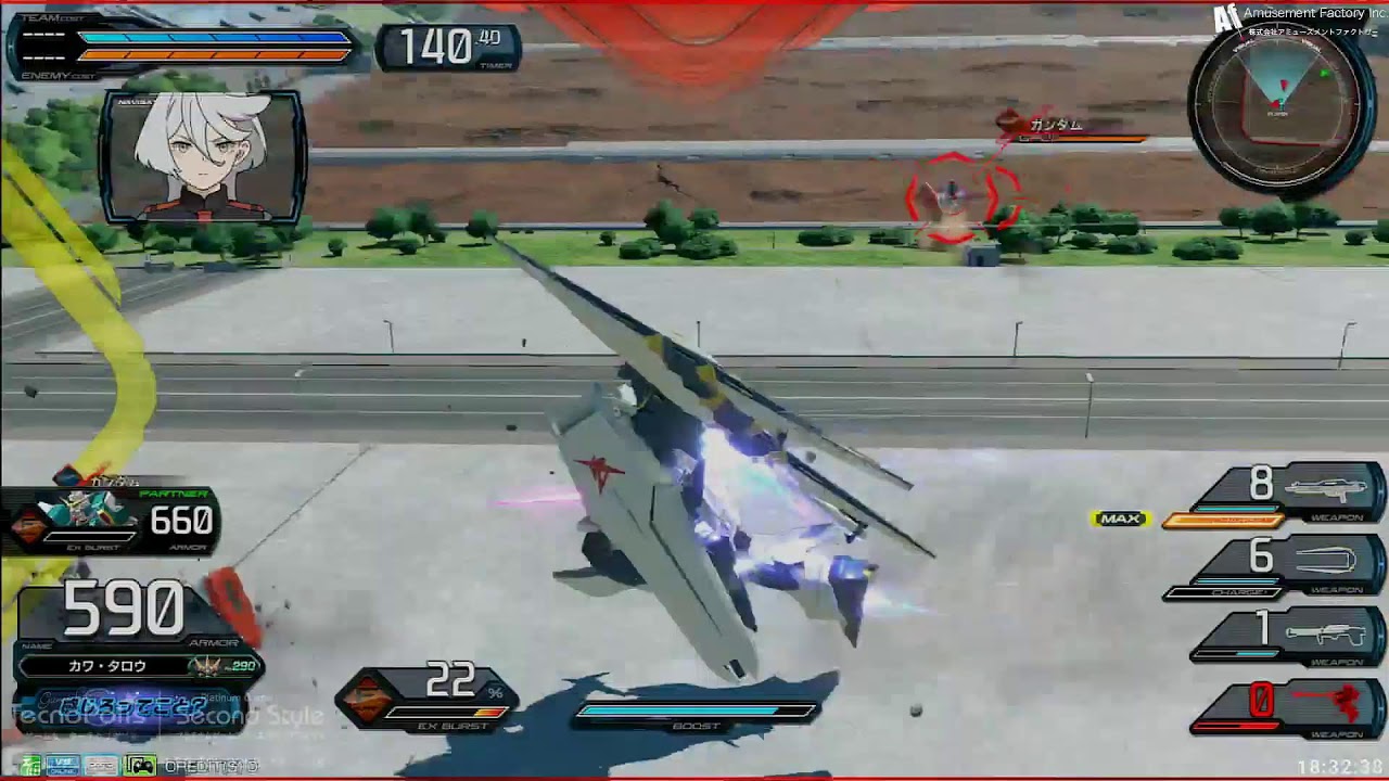 機動戦士ガンダム EXVS.2 インフィニットブースト 配信  #新潟 #長岡市 #ゲームセンターテクノポリス