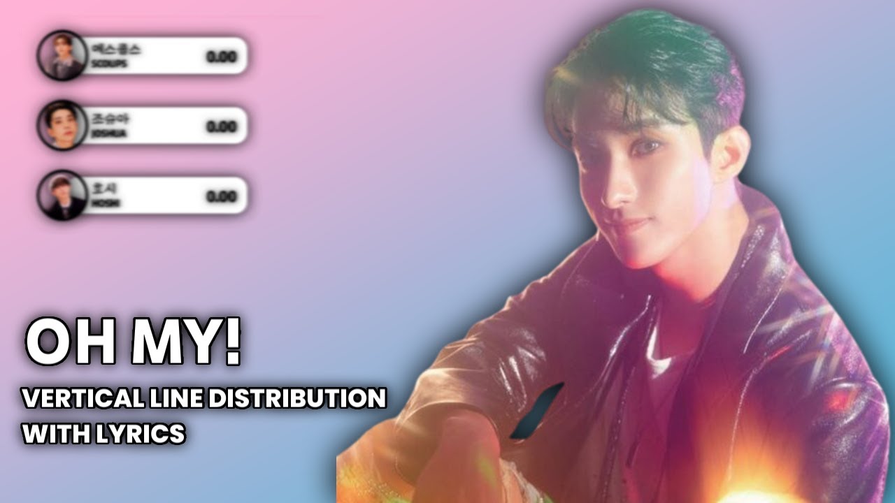 [REQUESTED ON TT] OH MY! (SEVENTEEN) - VERTICAL LINE DISTRIBUTION WITH LYRICS