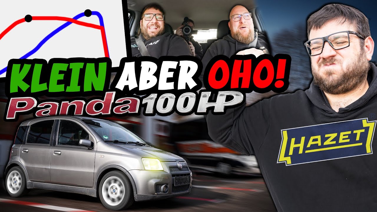 VIEL Spaß für WENIG Geld! Fiat Panda 100HP! Mit MARCO auf Probefahrt & Prüfstand!