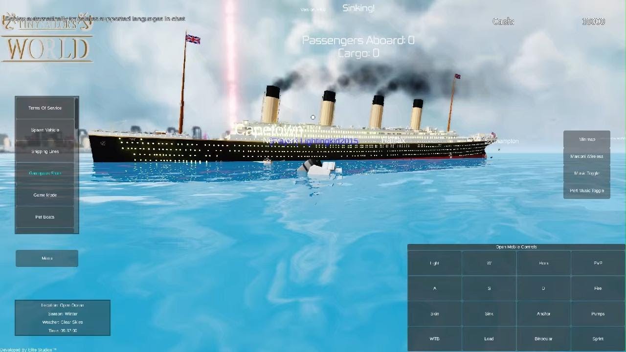 Sinking Roblox