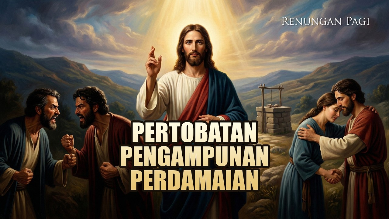 RENUNGAN PAGI - PERTOBATAN, PENGAMPUNAN, DAN PERDAMAIAN - MATIUS 5 : 20 - 26
