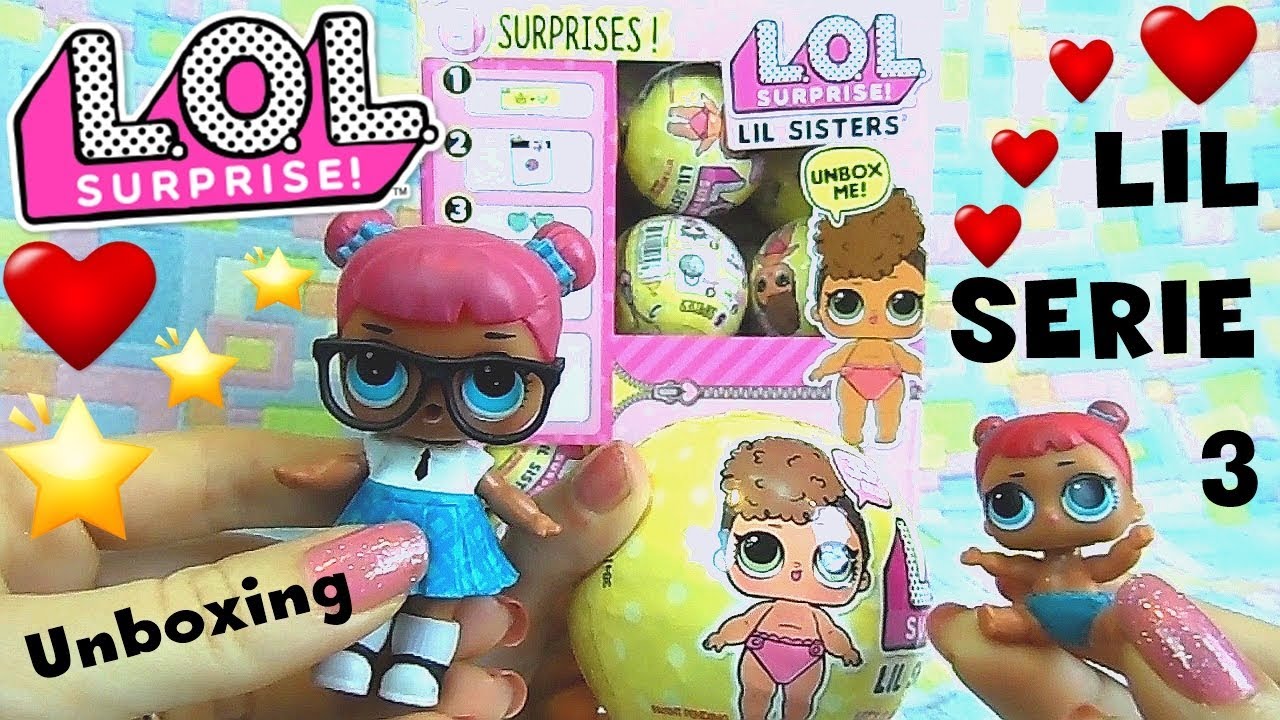 LOL SURPRISE #38 LE PRIME LIL SISTER SERIE 3 Review ITALIA!! unboxing By Lara e Babou!!