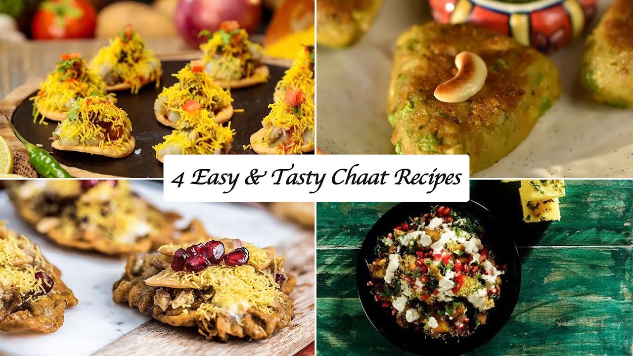 4 Easy & Tasty Chaat Recipes | Awesome Sauce India