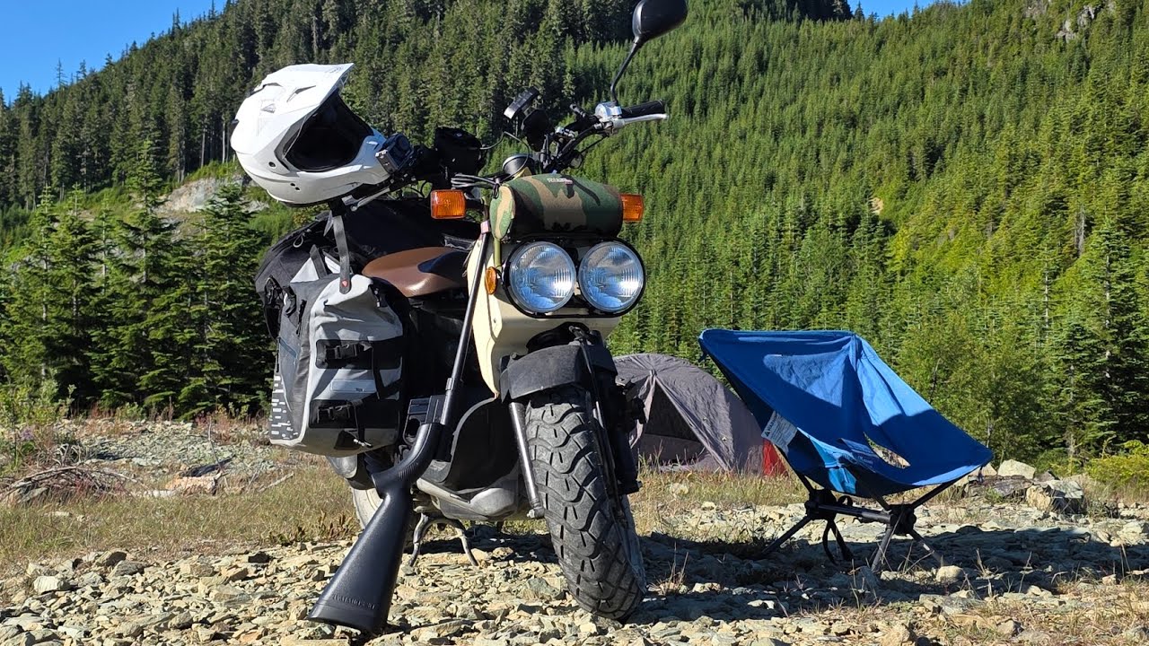 Solo Motocamping On My Honda Ruckus. Distance Ruckin.