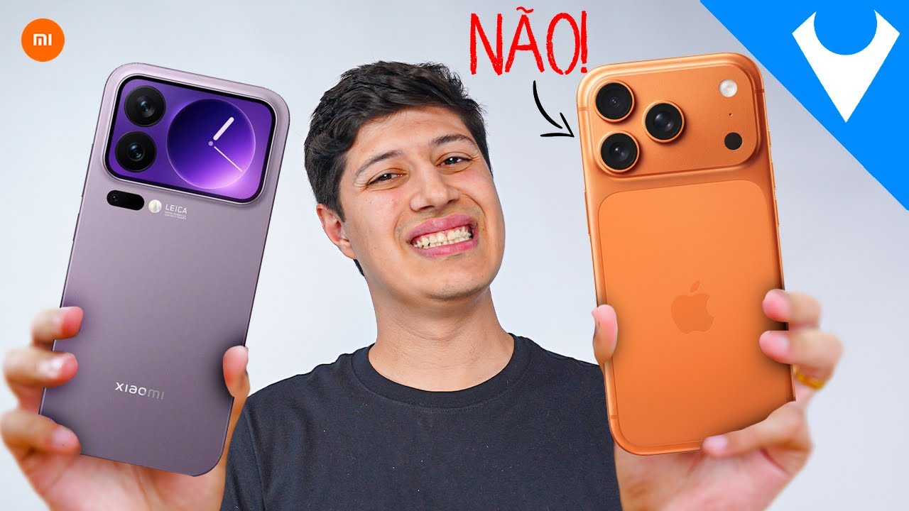 Xiaomi 17 PRO MAX vs iPhone 17 PRO MAX! Qual o MELHOR? COMPARATIVO