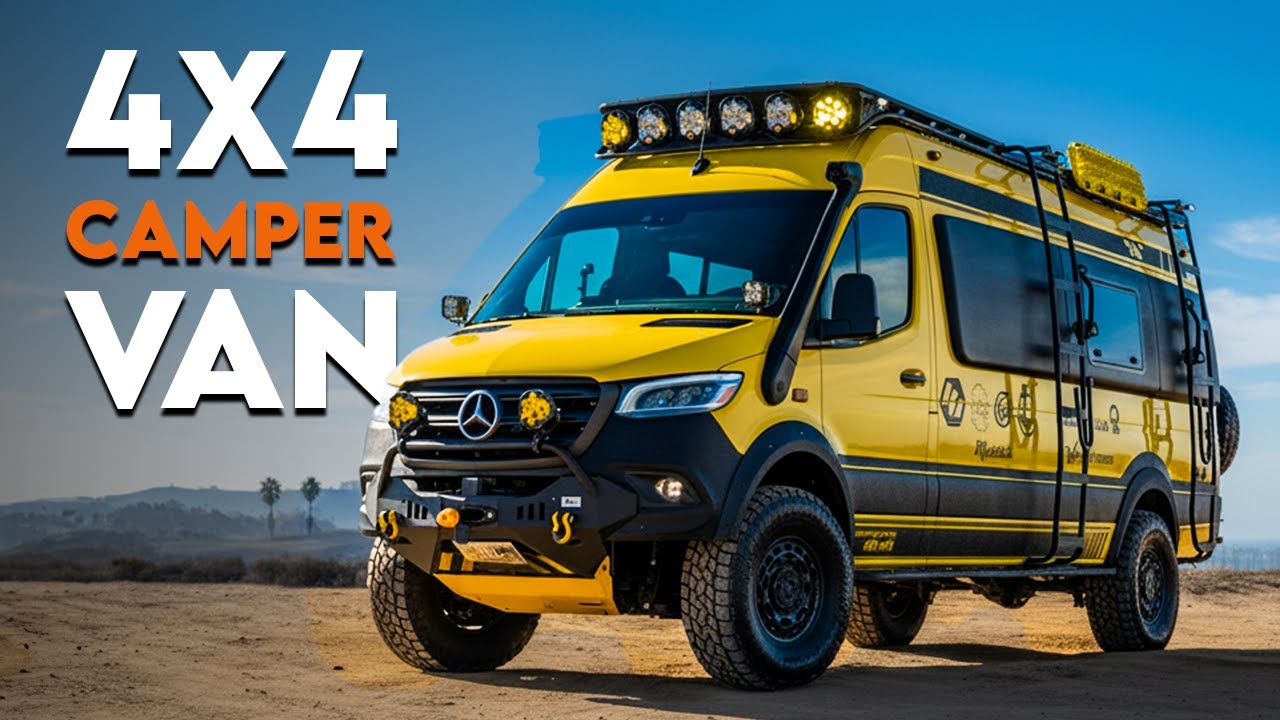 25 INSANE 4x4 Camper Vans for Full-Time Van Life & Overlanding