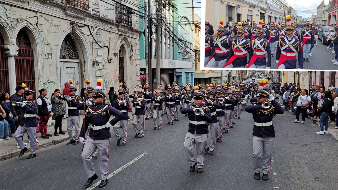 BANDA del INST. ENRIQUE GOMEZ CARRILLO 》Desfile del Colegio San Pablo 2025
