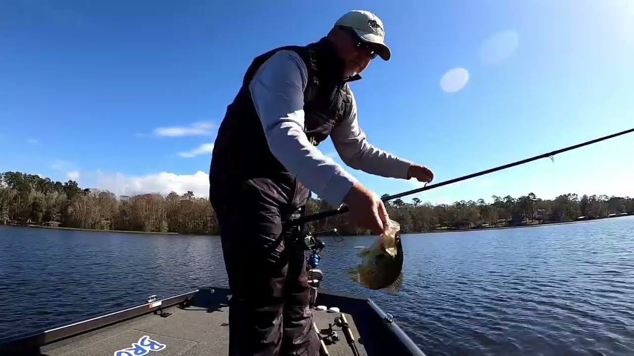 Finding Slab Prespawn Crappie after Cold Fronts, Big Crappie Fishing Lake Talquin
