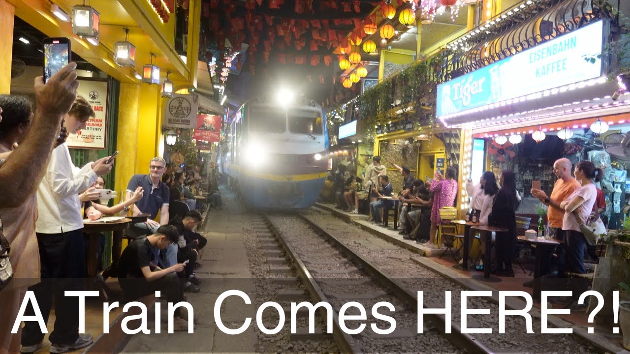 Train Street Hanoi & Surviving the City Streets | Vietnam