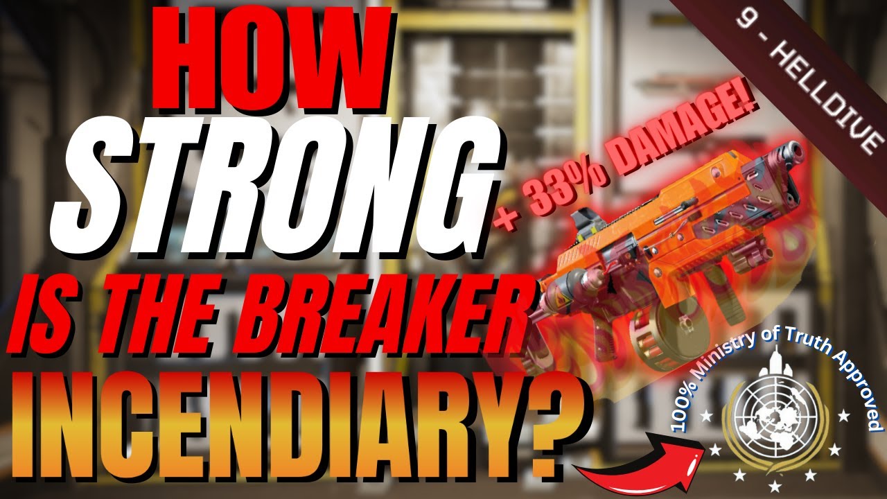 Incendiary Breaker Stress Test & BREAKDOWN in Helldivers 2