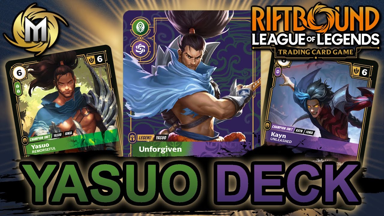 HASAGI! Control/Midrange Yasuo Deck Profile - Riftbound Origins - League of Legends TCG