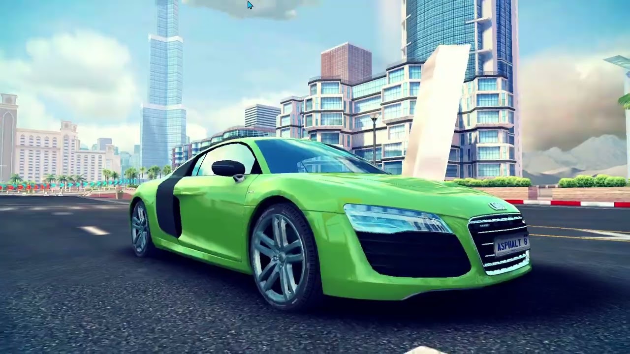 Surviving Infected Mode: Audi R8 e-tron's First Victory on Asphalt 8 Dubai Map!