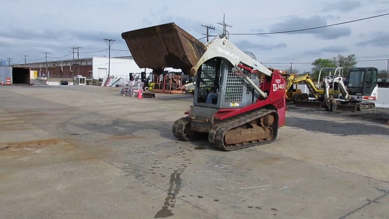 2008 TAKEUCHI TL 140 CRAWLER SKIDSTEER, STOCK # 43718