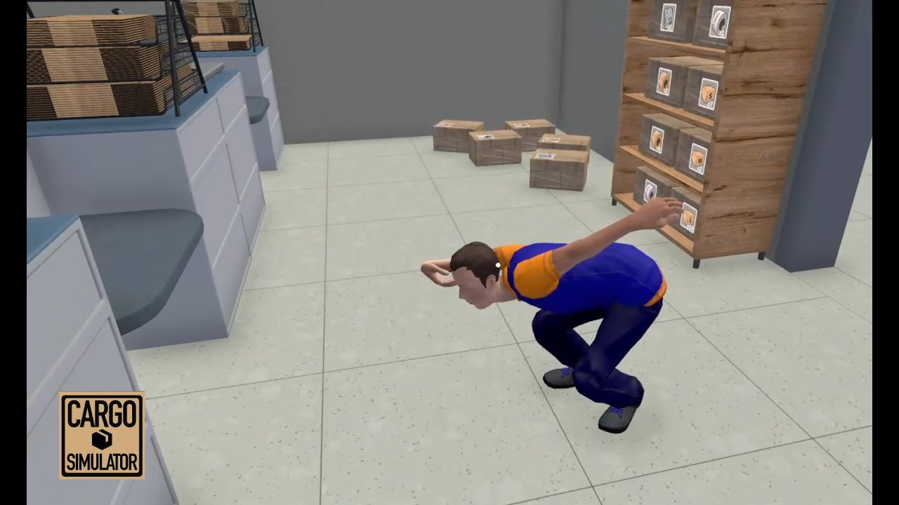 Cargo Simulator #004 - Mein erstes Zustellfahrzeug und mein Angestellter kann sich toll verbiegen