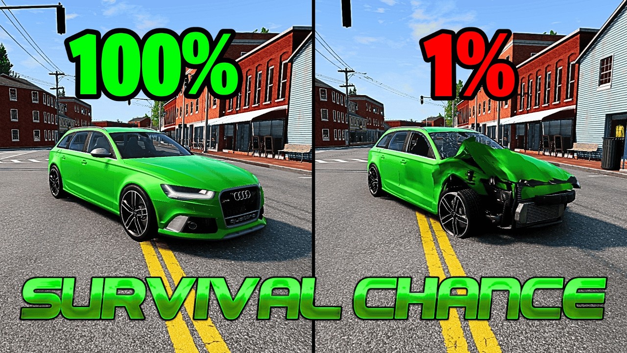 Realistic Survival Chance Crashes #270 | BeamNG.drive