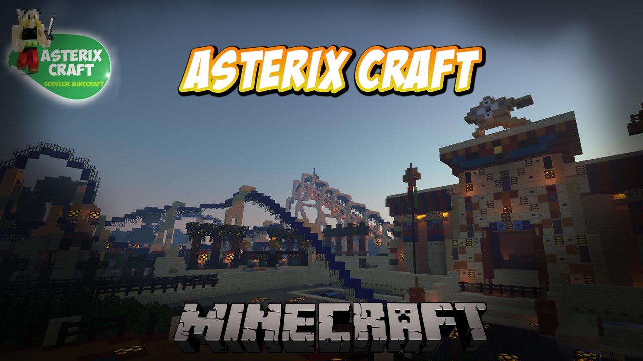 Minecraft: Recréation Parc Astérix | Trailer AstérixCraft ! [HD]