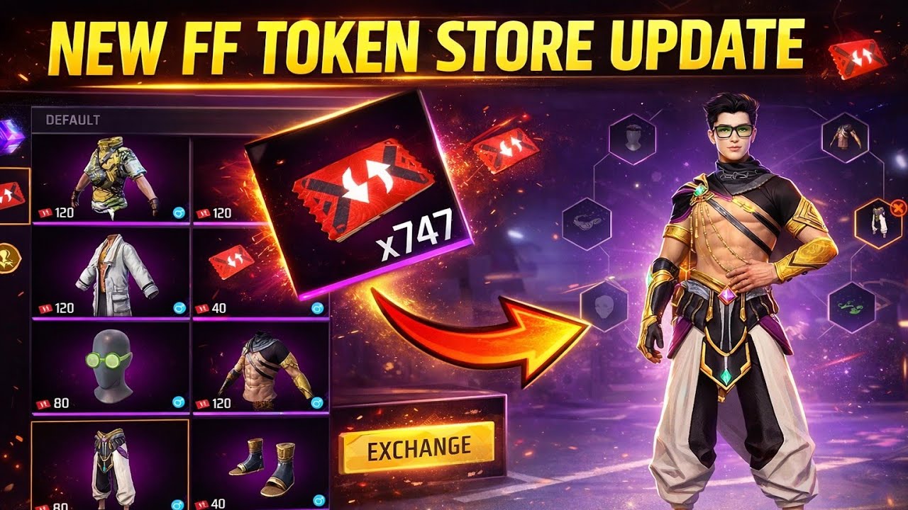 New FF Token Store Update Free Fire | New FF Token Bundle In Free Fire