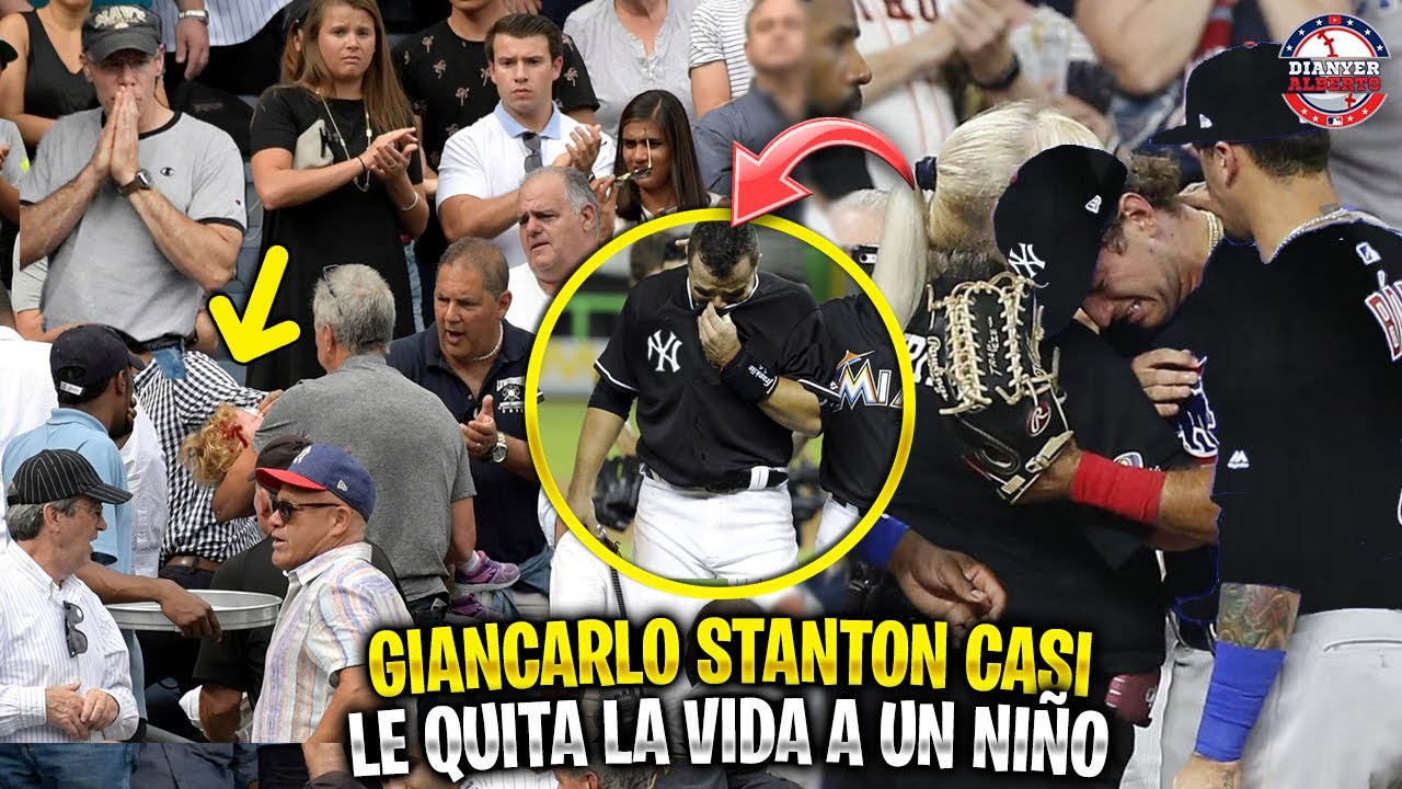 El día que GIANCARLO STANTON CASI le QUITA la VIDA a un NIÑO | MLB