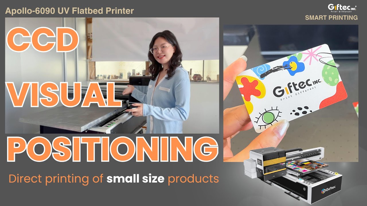 Magic UV CCD Visual Positioning Printer - All small products are automatically positioned and print