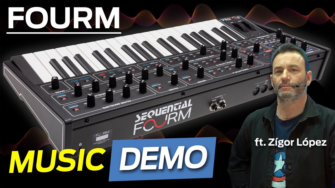FOURM | MUSIC DEMO | SEQUENTIAL SYNTH (analog all-use sounds, no talking) 🚀🔥