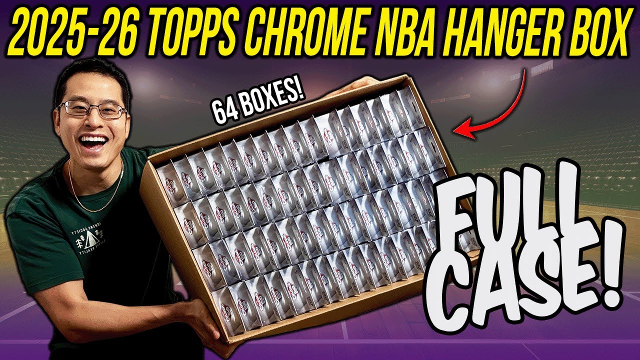 Will Topps Chrome Leave Us Hangin? FULL CASE OPENING 64 Boxes of 2025-26 NBA Hangers