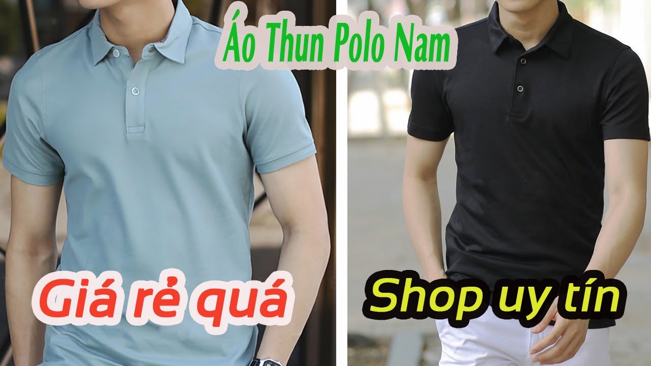 &Aacute;o Thun đẹp gi&aacute; rẻ săn m&atilde; giảm gi&aacute; Shopee &Aacute;o Thun Polo Nam vải thun c&aacute; sấu cotton 4 chiều