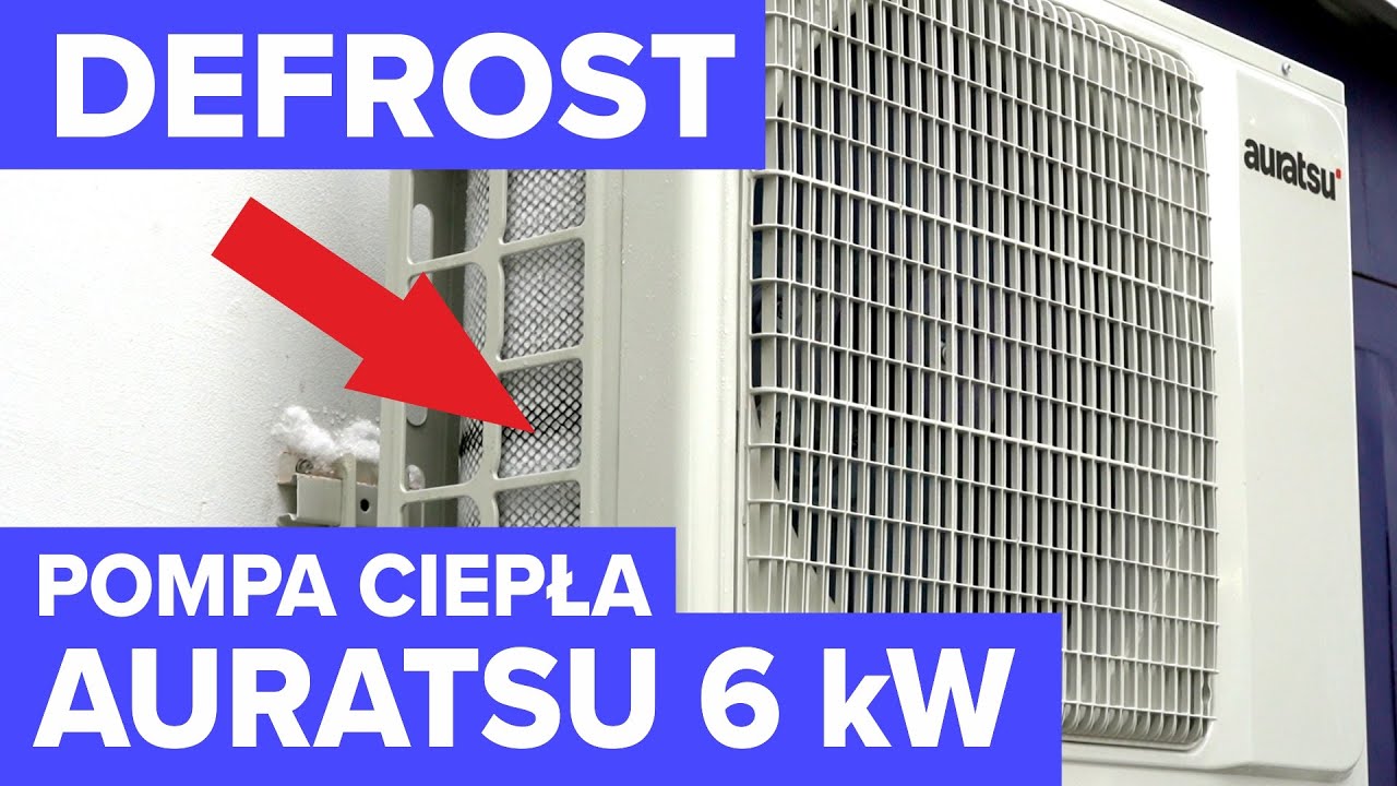 Defrost odszranianie pompa ciepła AURATSU 6kW